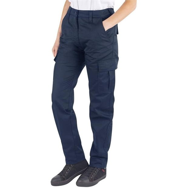 Pantaloni Lee Cooper Multi cu buzunar Combat clasic Work Cargo pentru Femei bleumarin