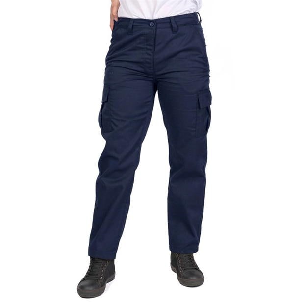 Pantaloni Lee Cooper Multi cu buzunar Combat clasic Work Cargo pentru Femei bleumarin