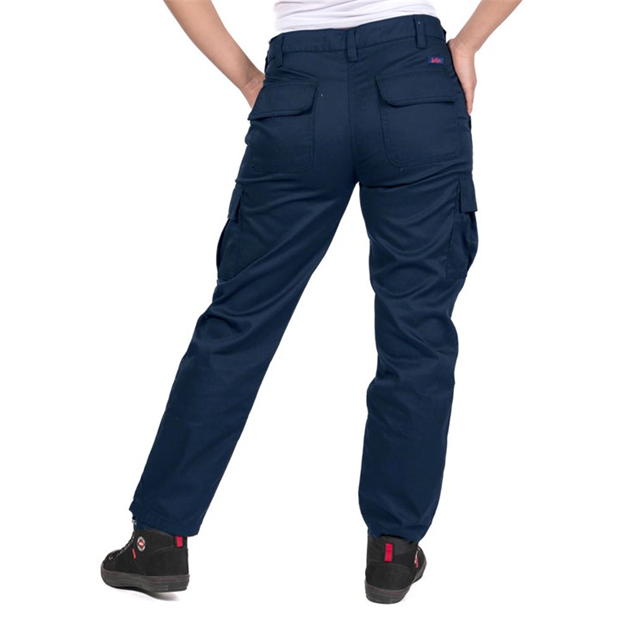 Pantaloni Lee Cooper Multi cu buzunar Combat clasic Work Cargo pentru Femei bleumarin