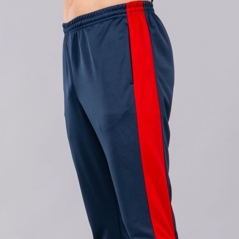 Pantaloni lungi Joma Champion Iv bleumarin-rosu