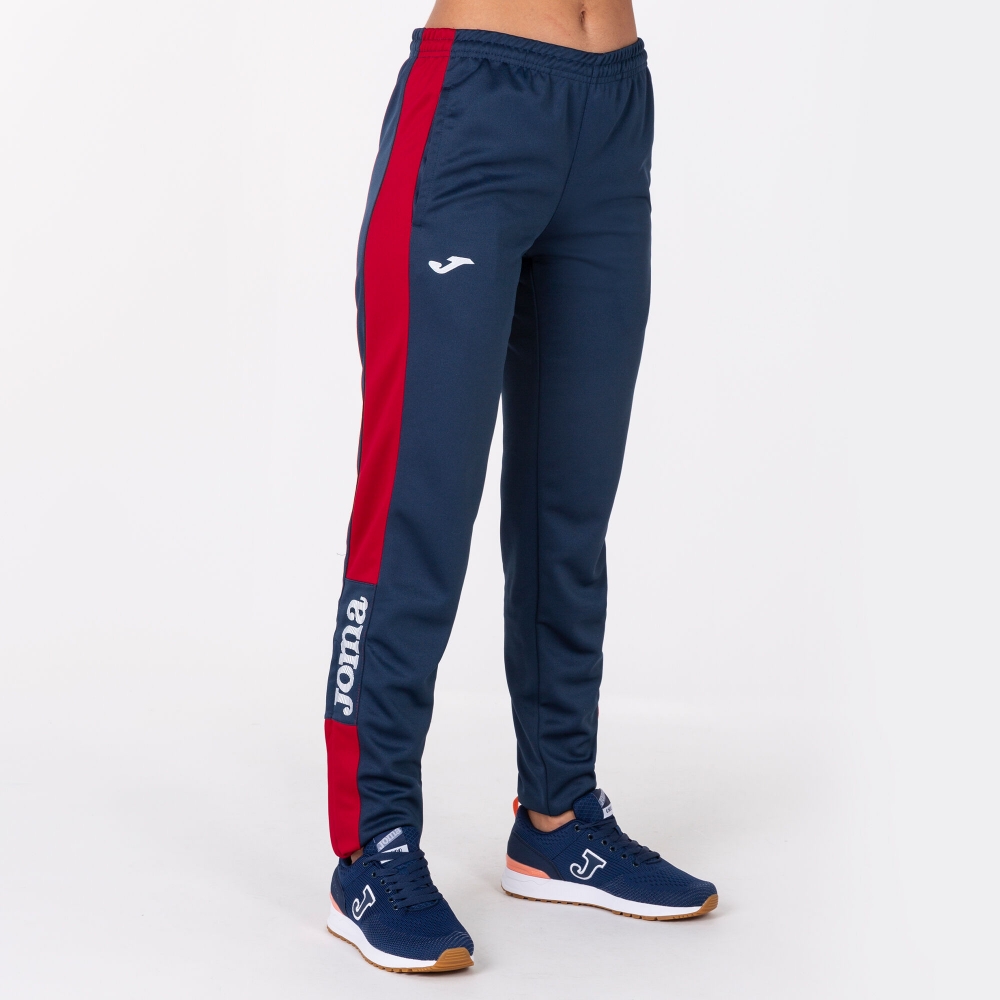 Pantaloni lungi Joma Champion Iv bleumarin-rosu pentru Femei