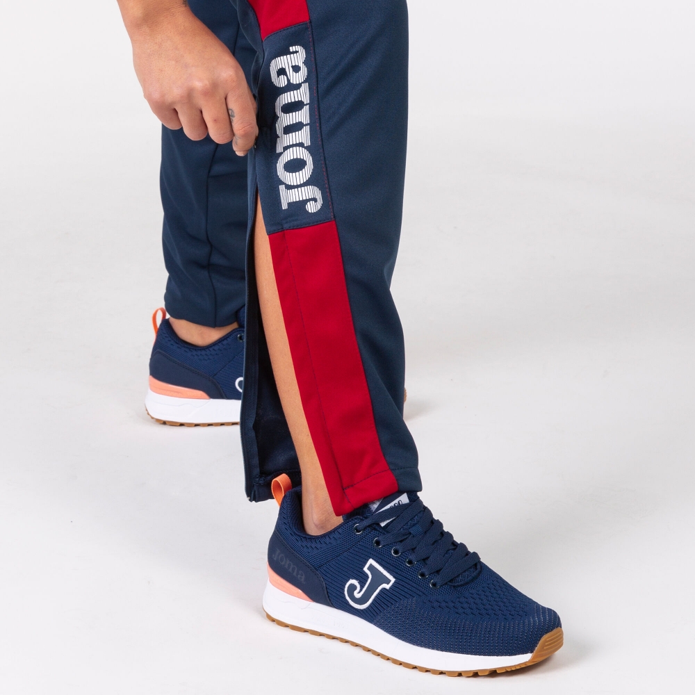 Pantaloni lungi Joma Champion Iv bleumarin-rosu pentru Femei