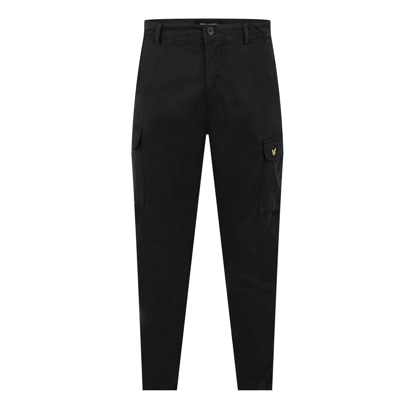 Pantaloni Lyle and Scott Cargo jet negru z865