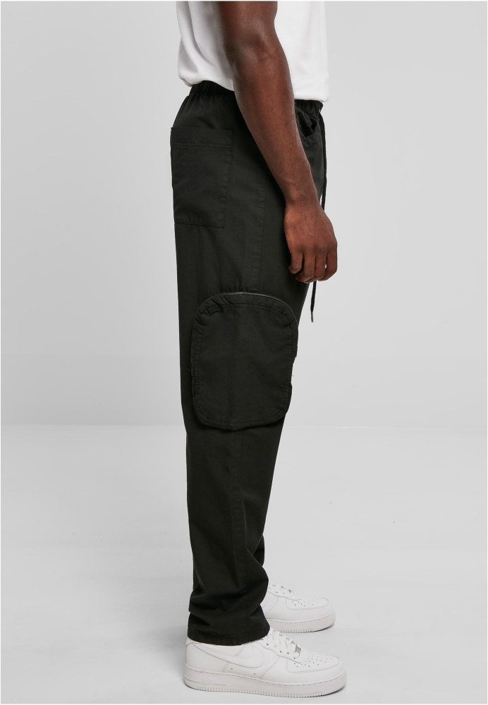 Pantaloni model asimetric negru Urban Classics