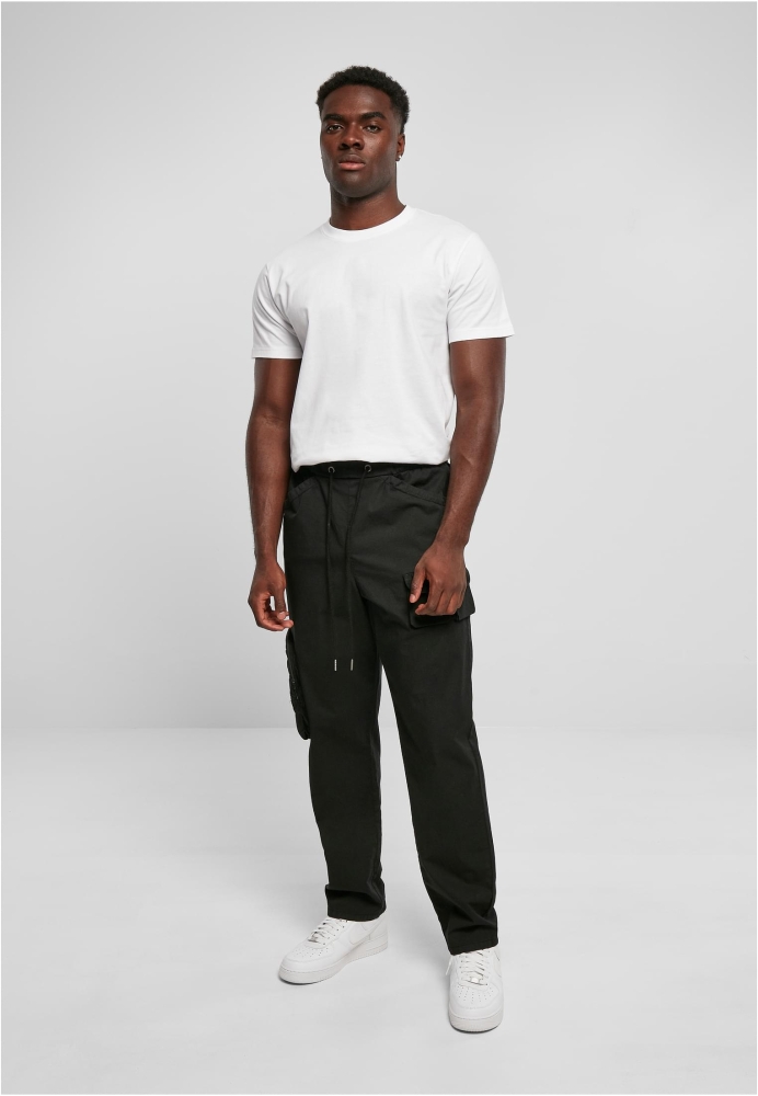 Pantaloni model asimetric negru Urban Classics