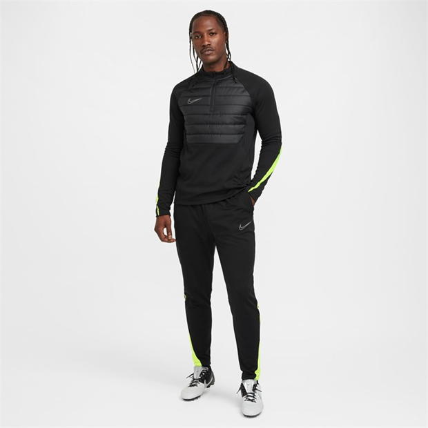 Pantaloni Nike Academy iarna Warrior Therma-FIT Soccer pentru Barbati negru galben