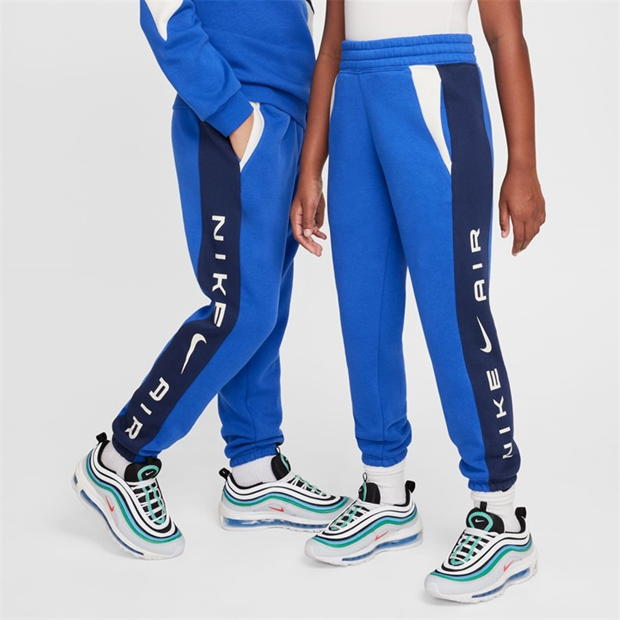 Pantaloni Nike Air Big pentru Copii bleumarin alb