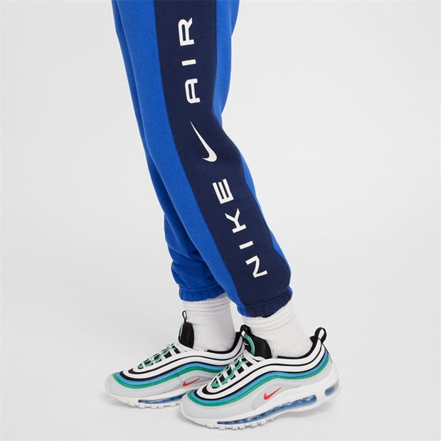 Pantaloni Nike Air Big pentru Copii bleumarin alb