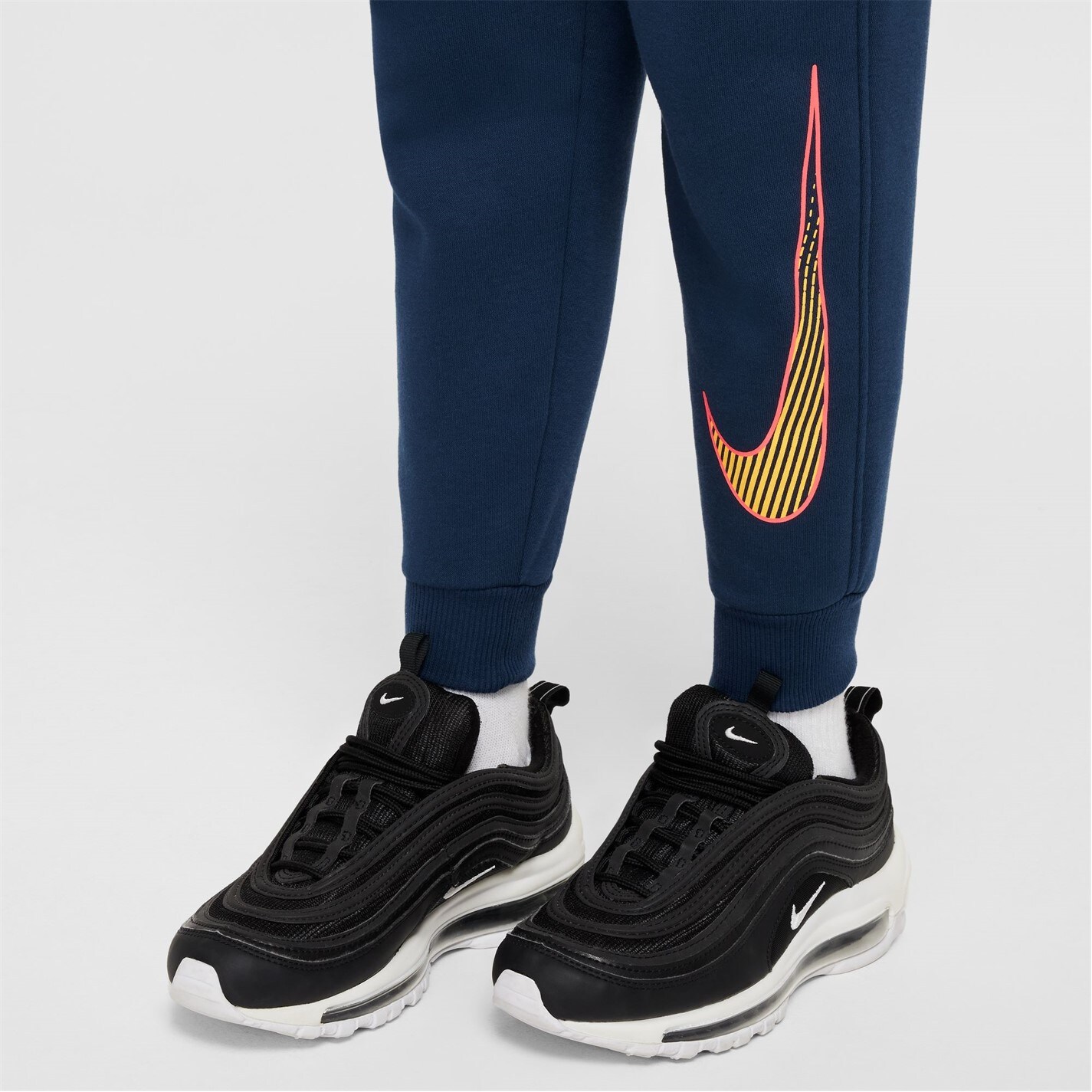 Pantaloni Nike KM Club Trk copii bleumarin