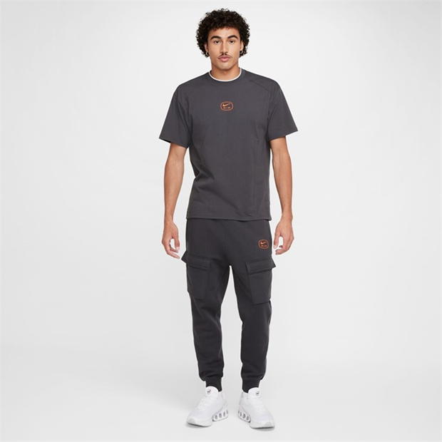 Pantaloni Nike NSW SW AIR CARGO FLC BB gri portocaliu