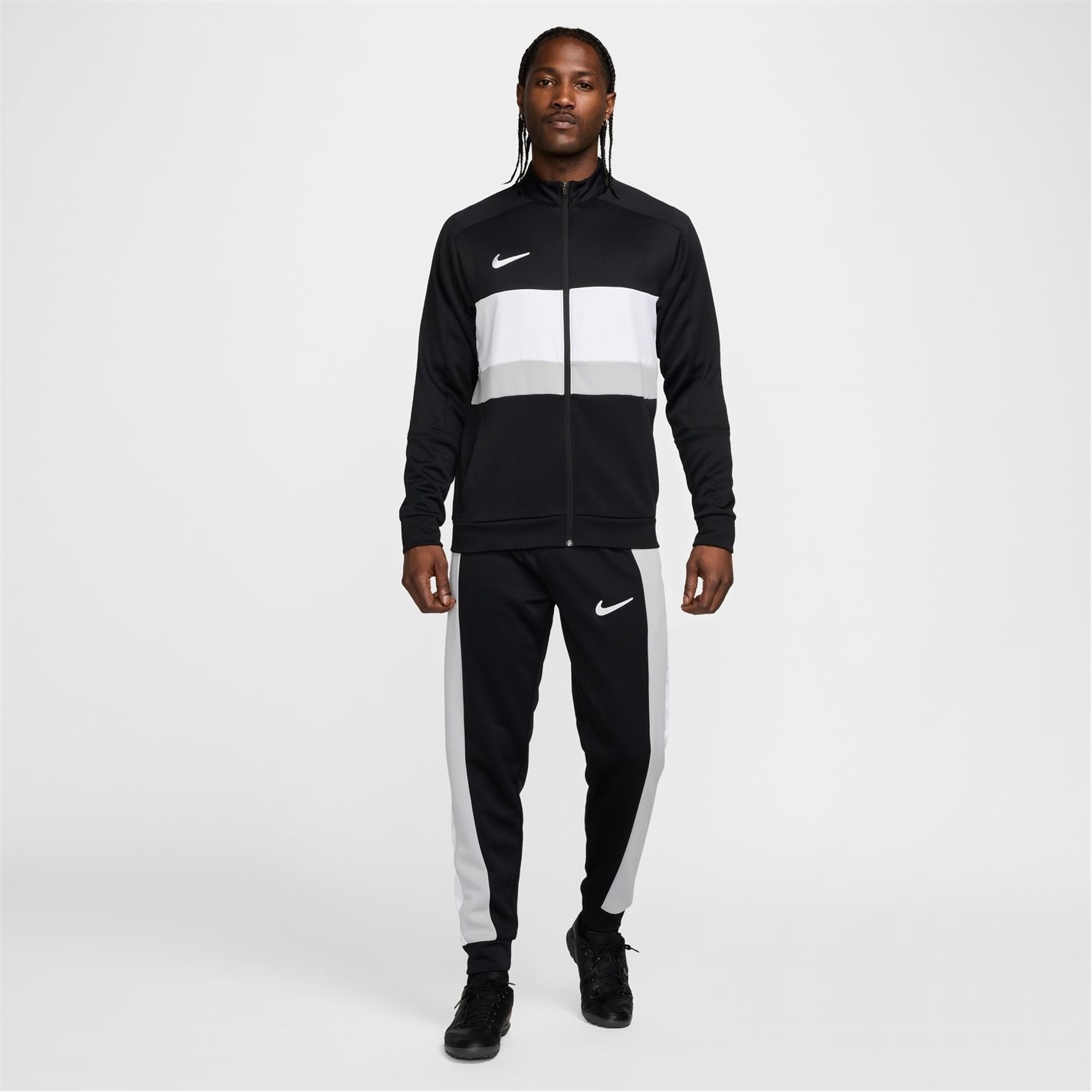 Pantaloni Nike Shadow Trk barbati negru alb