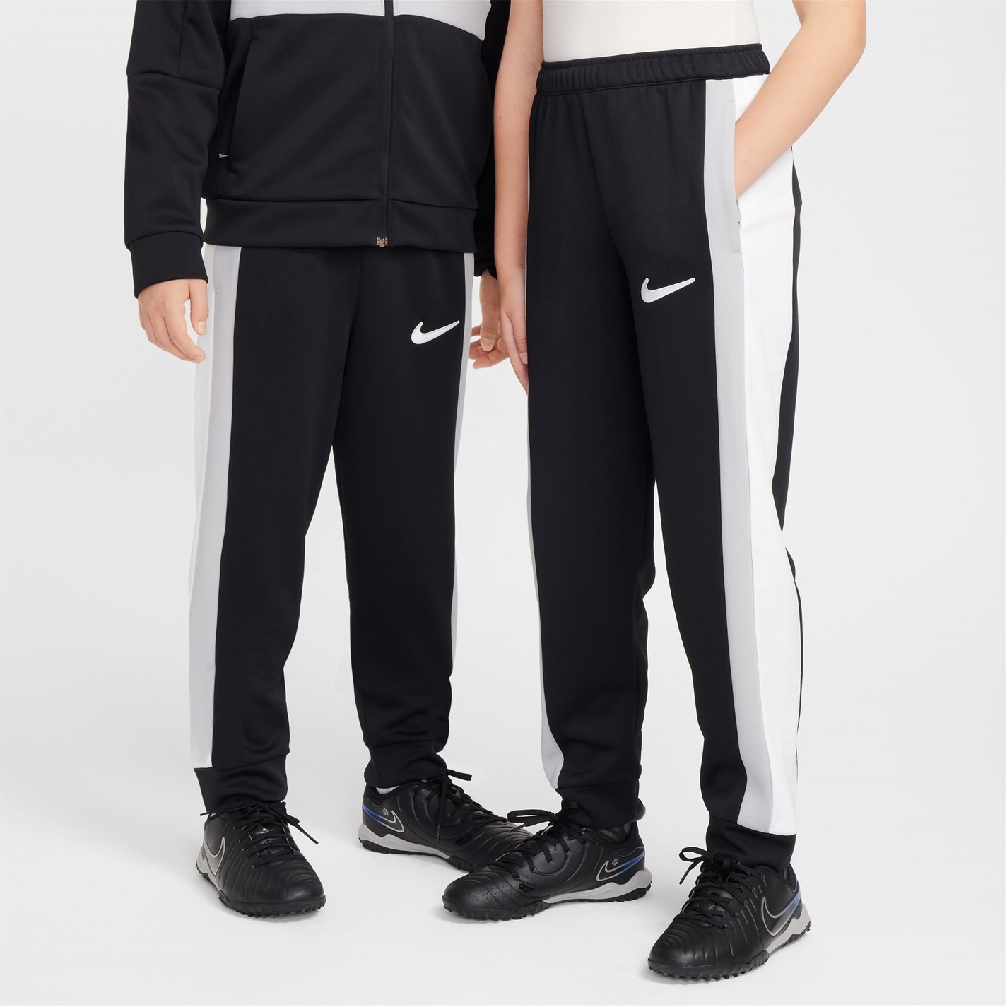 Pantaloni Nike Shadow Trk copii negru alb