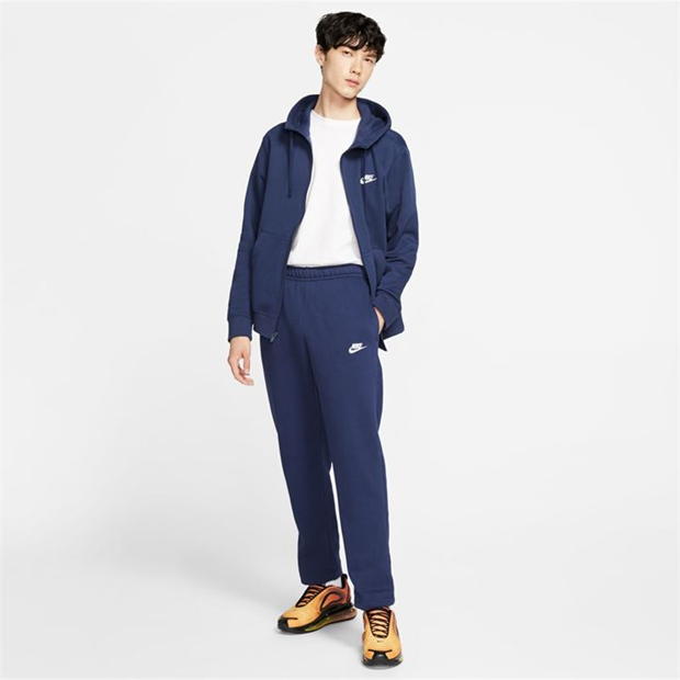 Pantaloni Nike Sportswear Club Fleece albastru bleumarin m