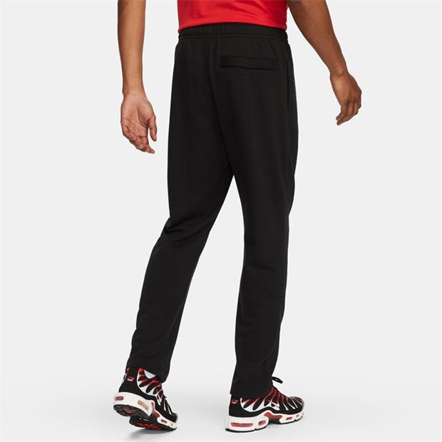 Pantaloni Nike Sportswear Club French Terry pentru Barbati negru alb