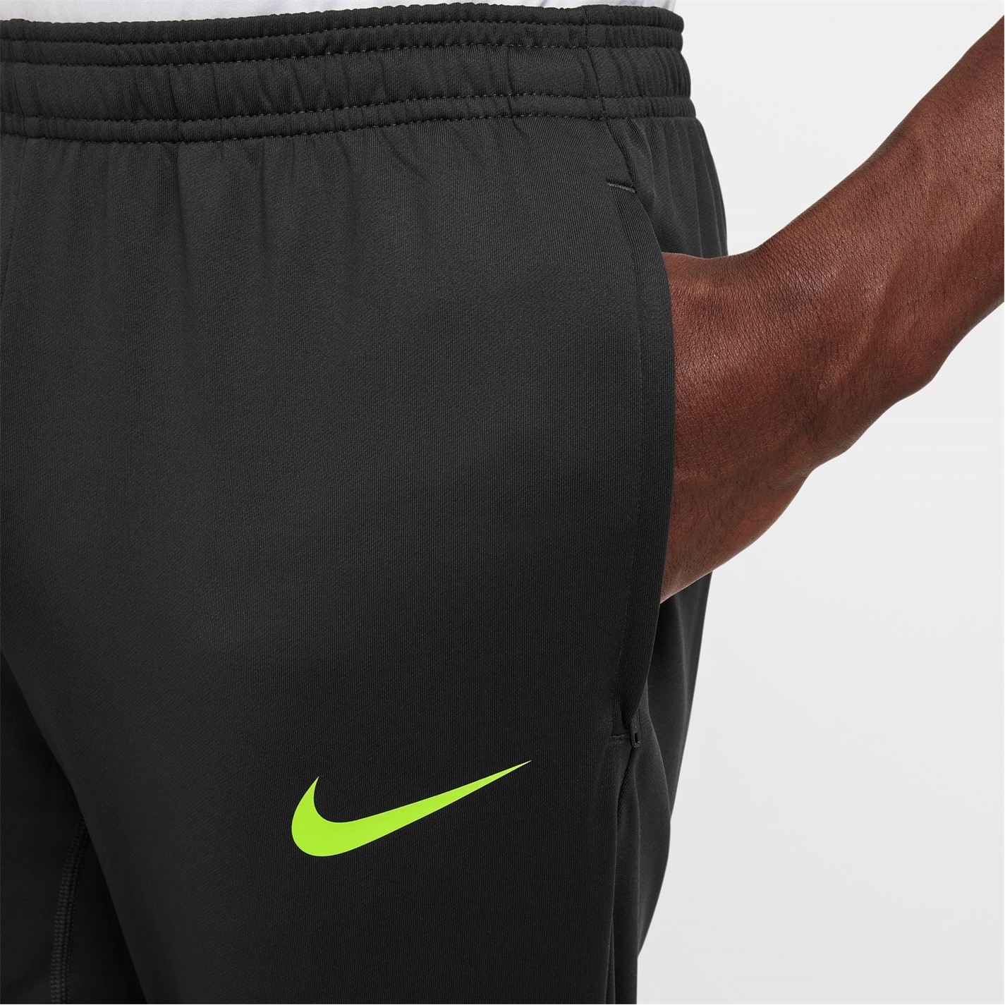 Pantaloni Nike Strike Dri-FIT Global fotbal pentru Barbati gri galben