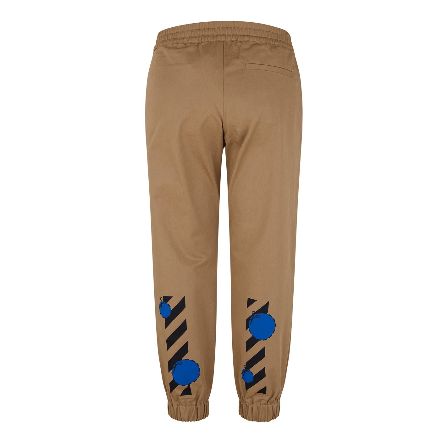 Pantaloni OFF alb Off Joggr copii bej multicolor