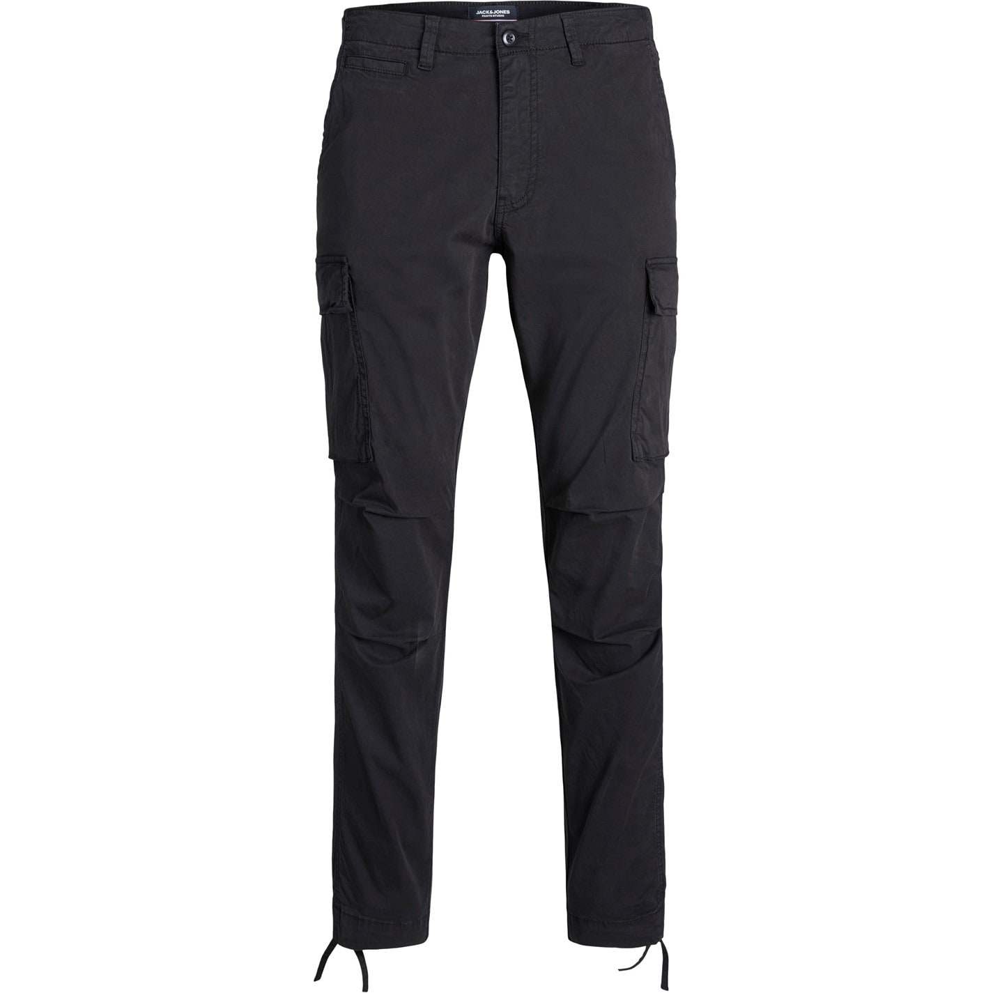 Pantaloni Pantaloni cargo Jack and Jones negru