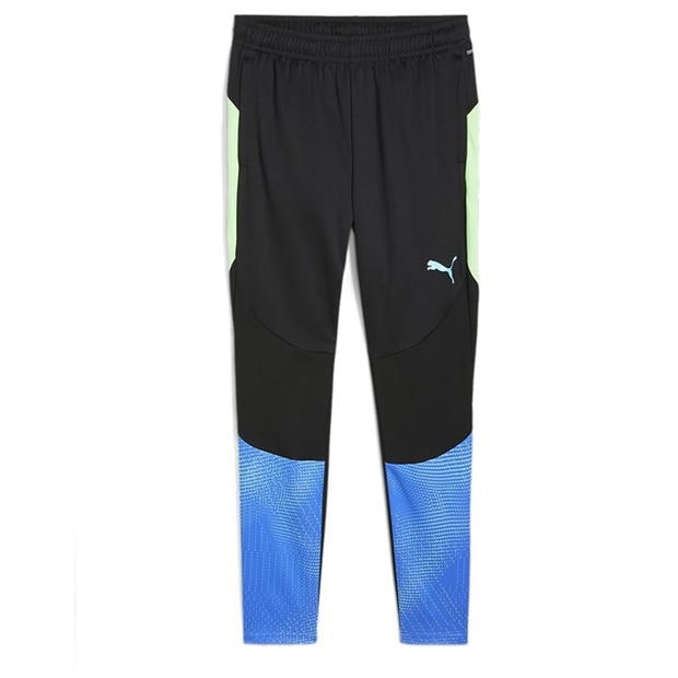 Pantaloni Puma Final barbati negru verde lime