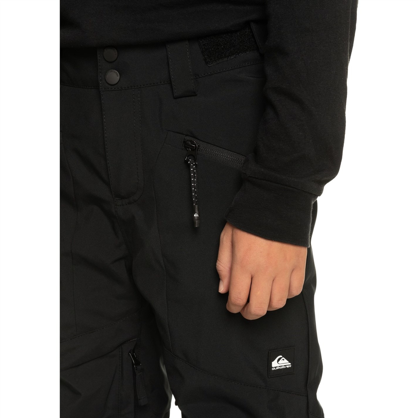 Pantaloni Quiksilver Estate copii negru