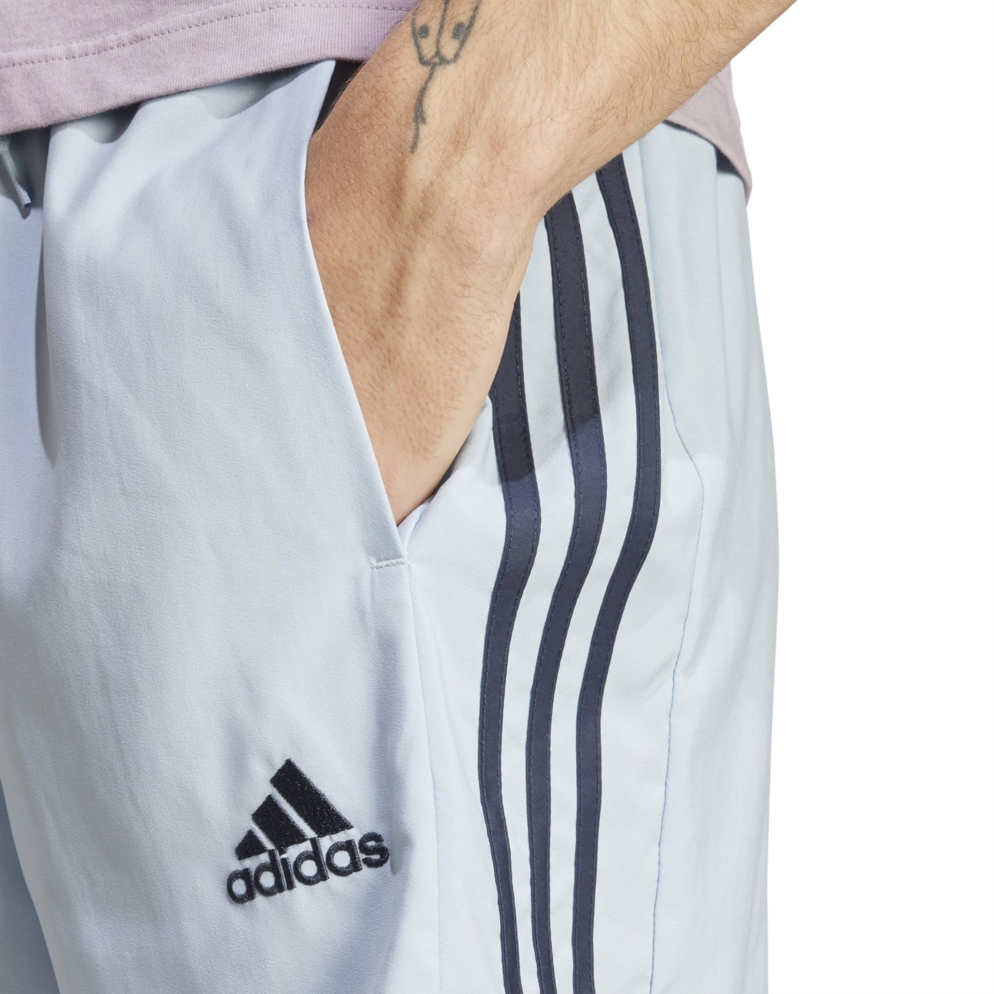 Pantaloni scurti adidas 3-Stripes pentru Barbati wonder albastru