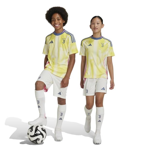 Pantaloni scurti adidas Juventus Away 2024 2025 Juniors alb