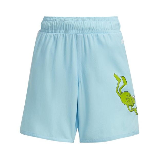 Pantaloni scurti Sorturi inot adidas Adidas X Disney Kermit Unisex pentru Copii albastru