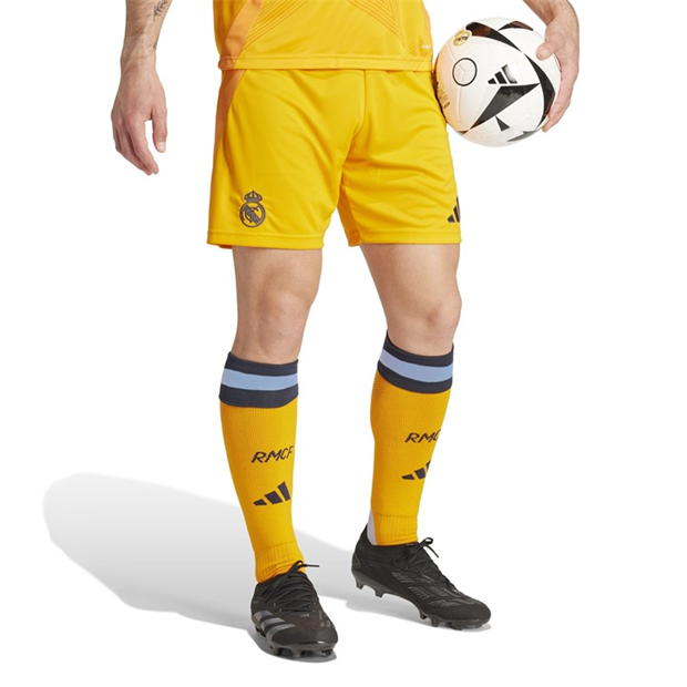 Pantaloni scurti adidas Real Madrid Away 2024 2025 pentru adulti portocaliu