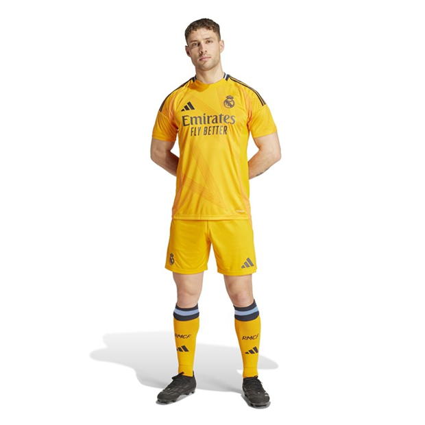 Pantaloni scurti adidas Real Madrid Away 2024 2025 pentru adulti portocaliu