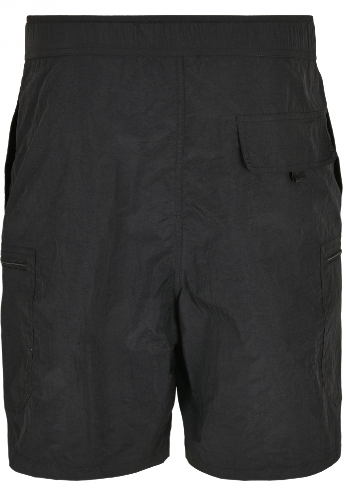 Pantaloni scurti ajustabil nailon negru Urban Classics