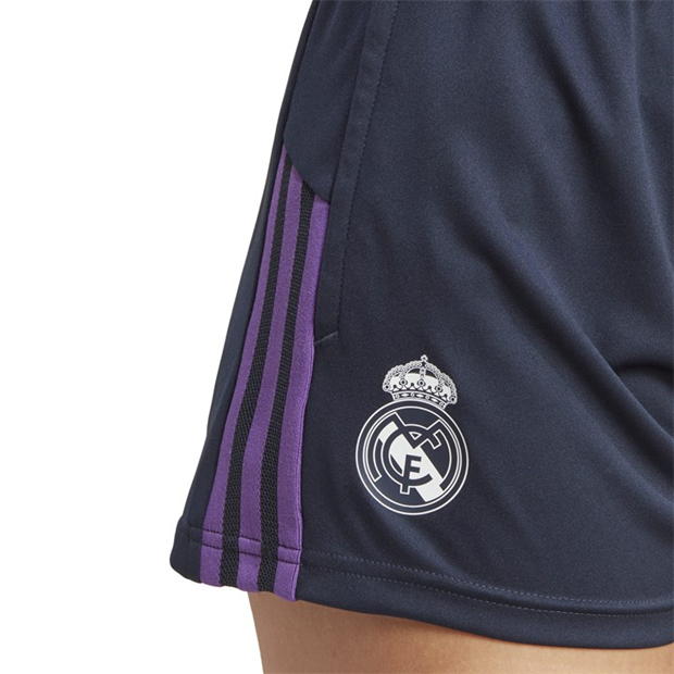 Pantaloni scurti antrenament adidas Real Madrid Condivo 22 pentru femei bleumarin