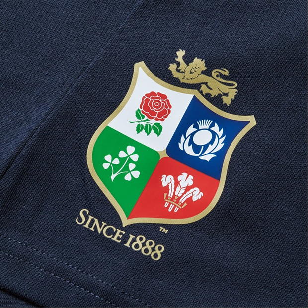 Pantaloni scurti antrenament Canterbury British and Irish Lions 2024 Juniors inchis albastru