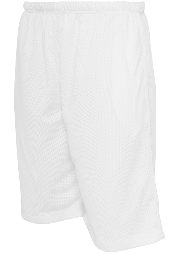 Pantaloni scurti baschet Mesh cu buzunare alb Urban Classics