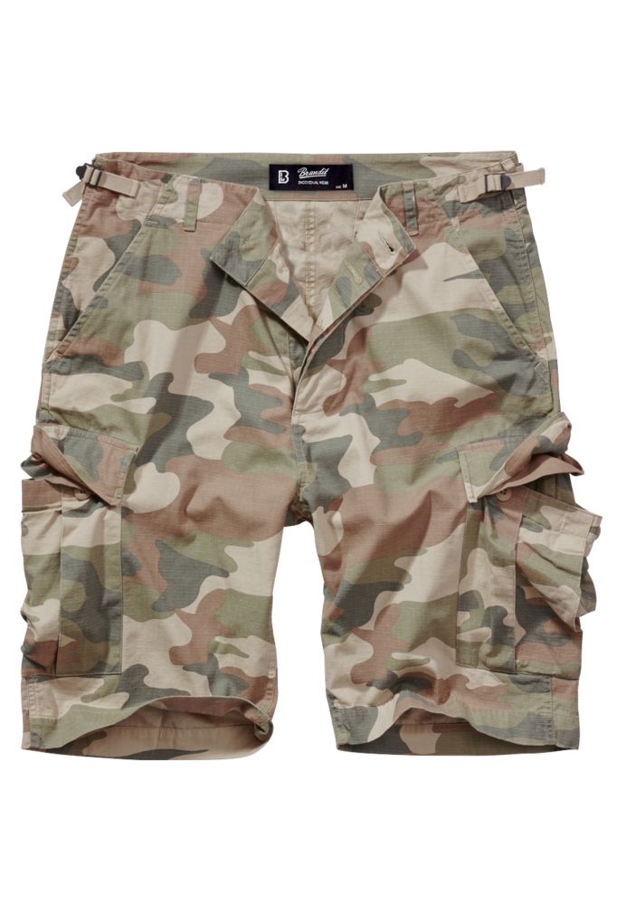 Pantaloni scurti BDU Ripstop deschis camuflaj Brandit