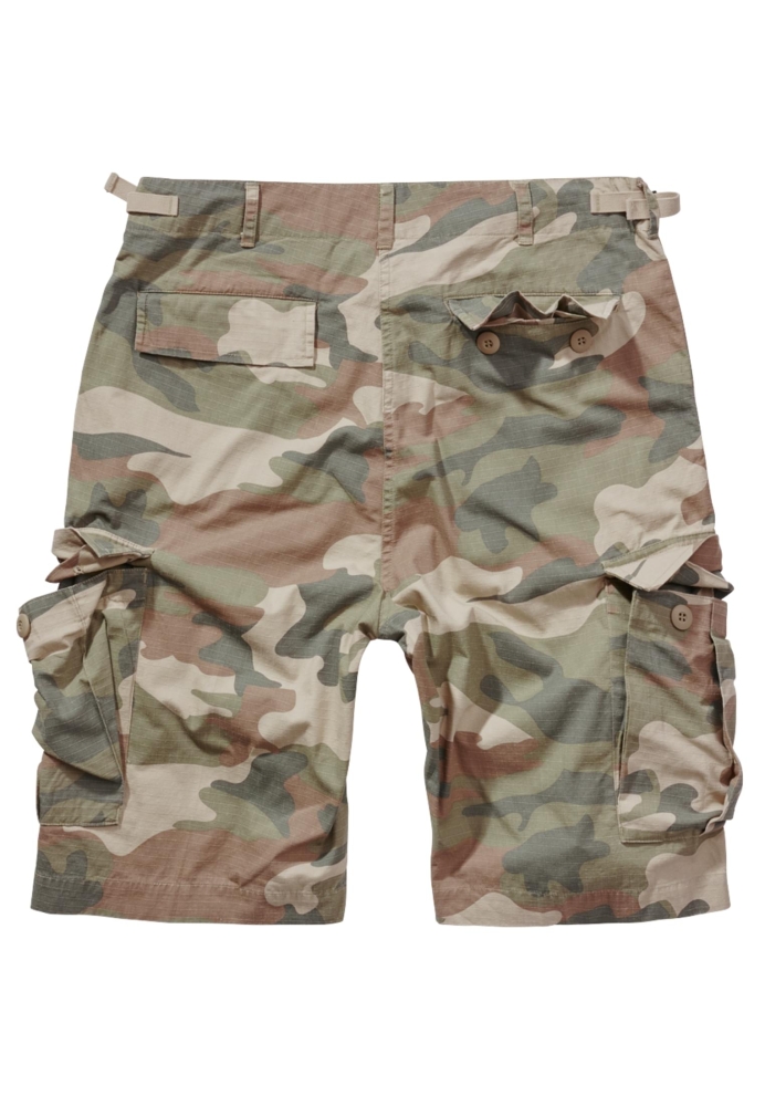 Pantaloni scurti BDU Ripstop deschis camuflaj Brandit