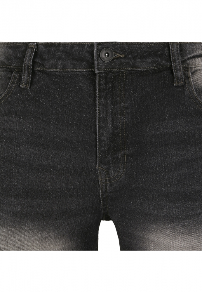 Pantaloni scurti blugi Biker negru Southpole