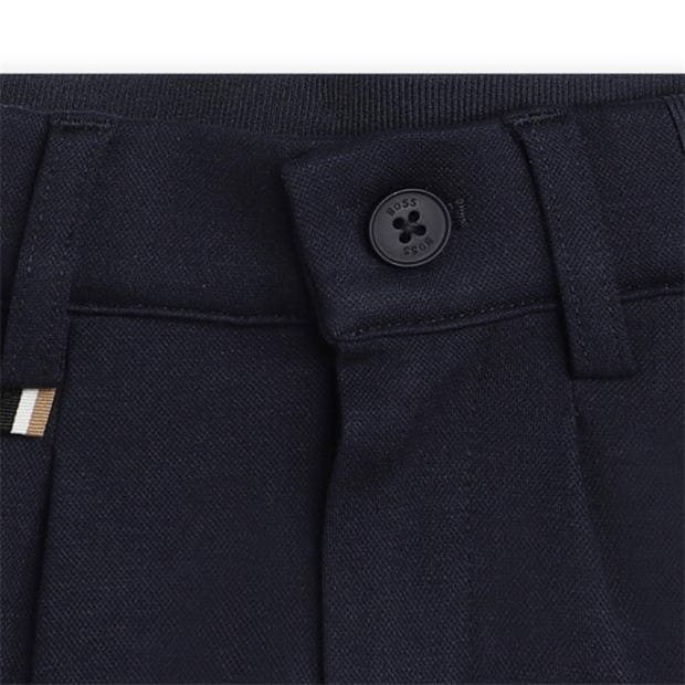 Pantaloni scurti chino Boss Boss copii bleumarin