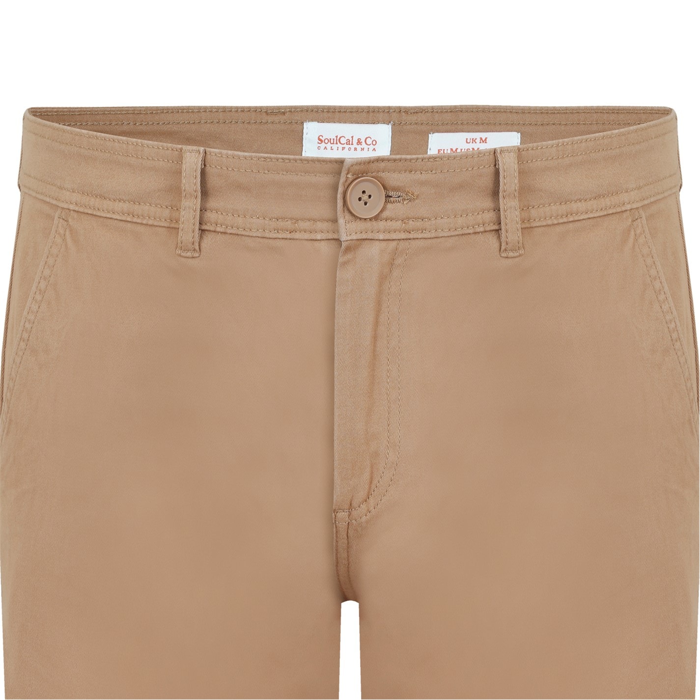 Pantaloni scurti chino SoulCal inchis bej