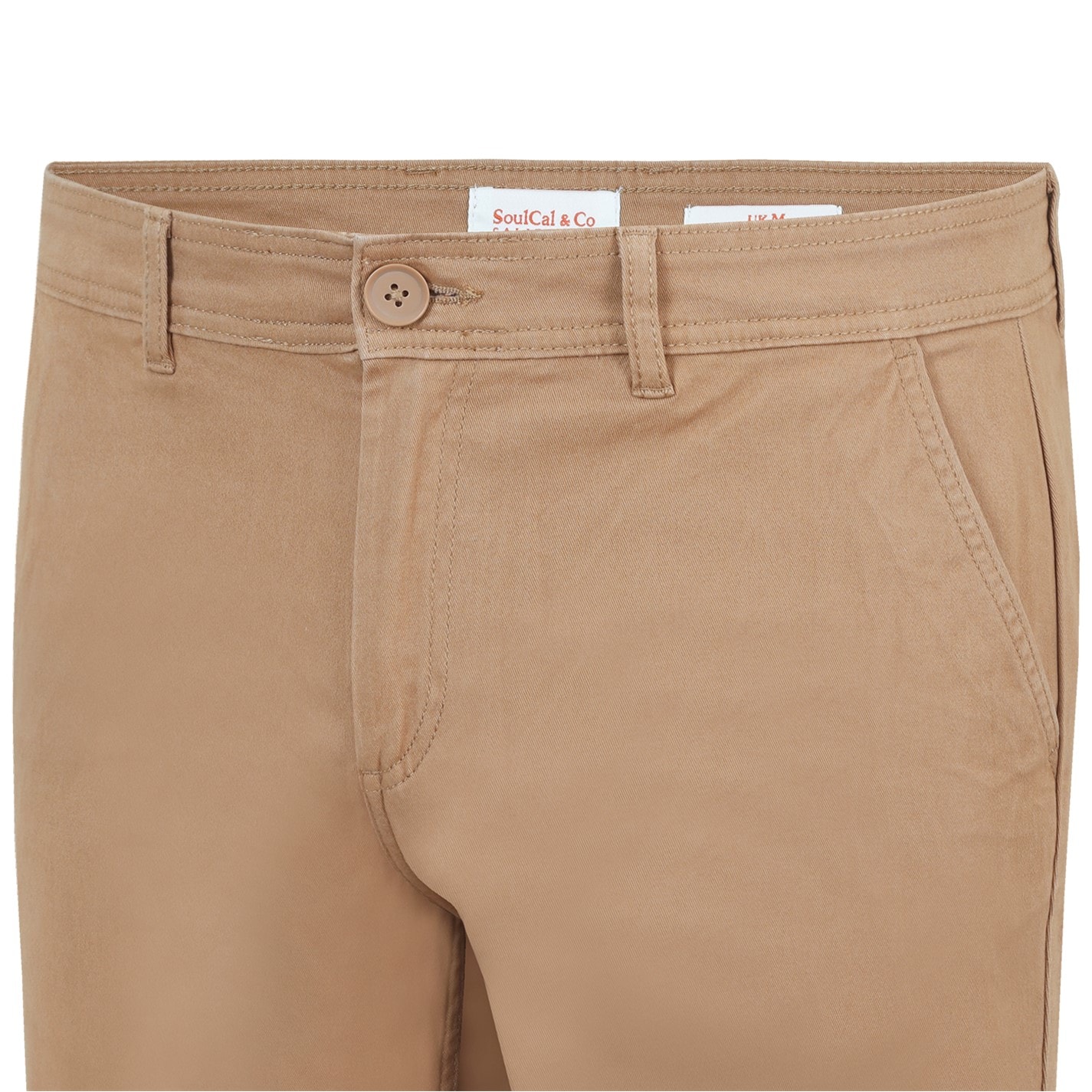 Pantaloni scurti chino SoulCal inchis bej