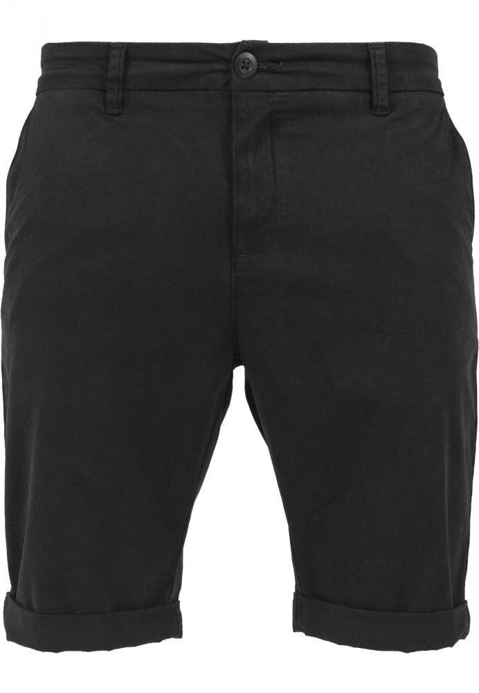 Pantaloni scurti chino stretch negru Urban Classics