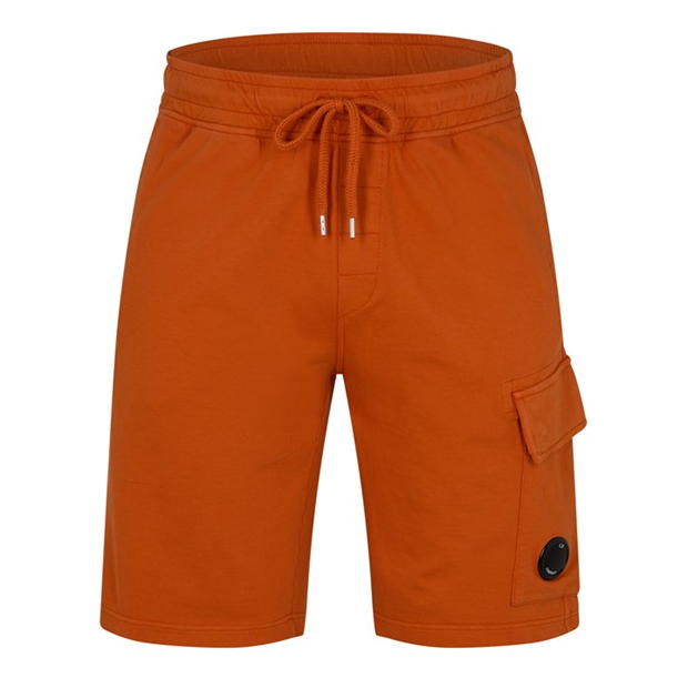 Pantaloni scurti CP COMPANY Micro Lens hrvst portocaliu