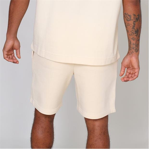 Pantaloni scurti cu imprimeu Blank Essentials Arch HD summer bej