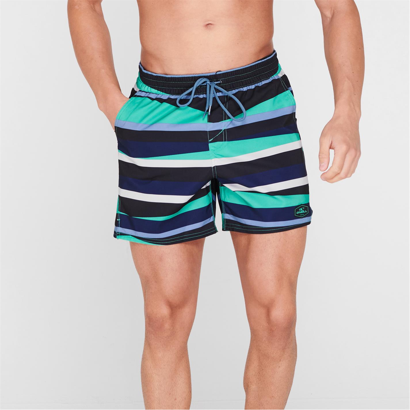 Pantaloni scurti cu imprimeu ONeill Swim negru albastru