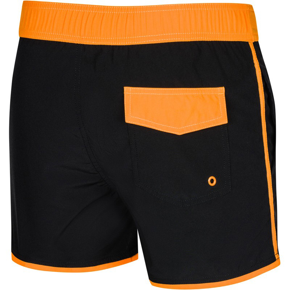 Pantaloni scurti de baie For Aqua-Speed Axel negru portocaliu Kol01 barbati pentru femei