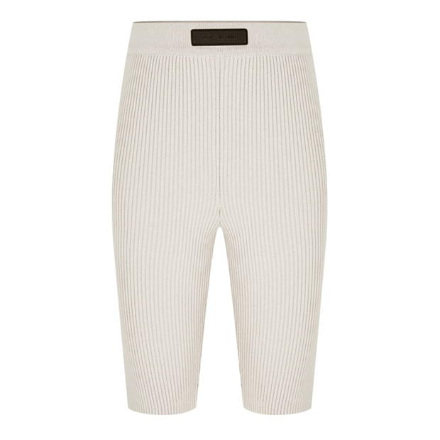 Pantaloni scurti FEAR OF GOD ESSENTIALS Biker argintiu gri