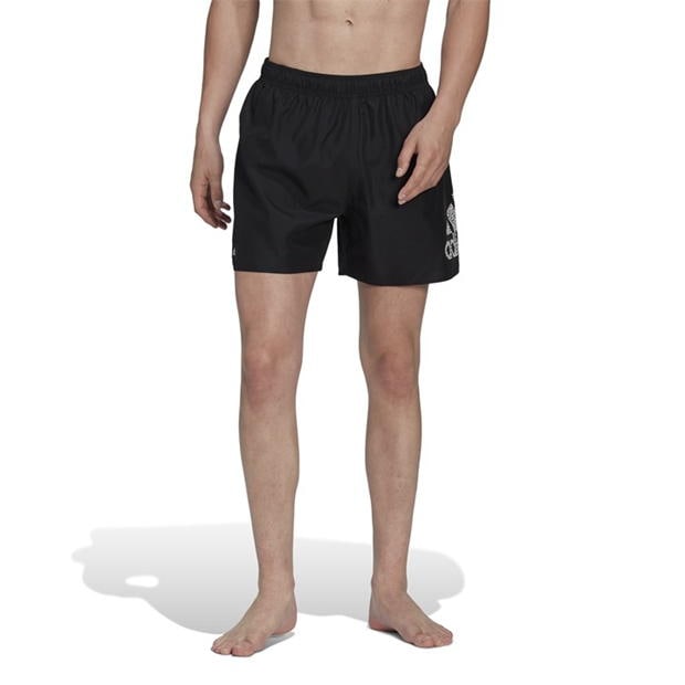 Pantaloni scurti inot adidas CLX Short Length pentru Barbati negru alb