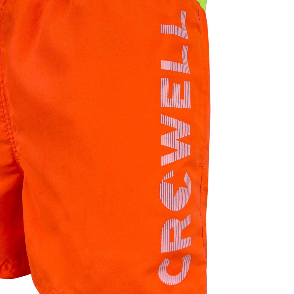 Pantaloni scurti inot Crowell Fluo color 1 portocaliu neon