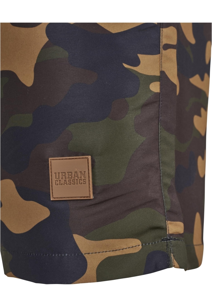 Pantaloni scurti inot negru camuflaj Urban Classics