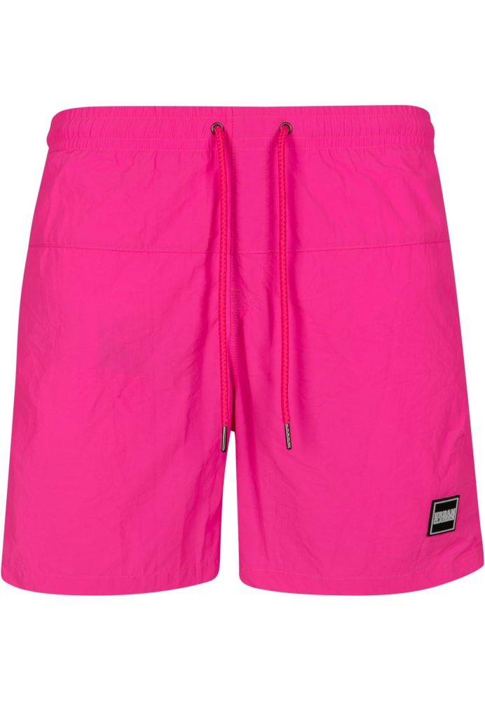 Pantaloni scurti inot roz neon Urban Classics