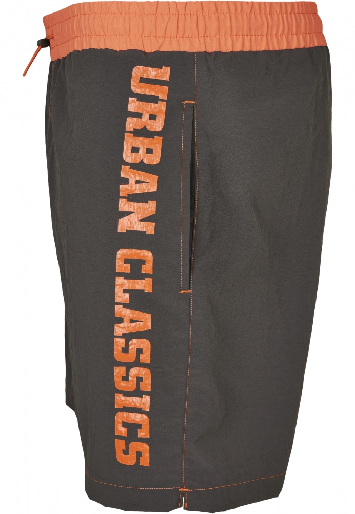 Pantaloni scurti inot UC Logo gri Urban Classics