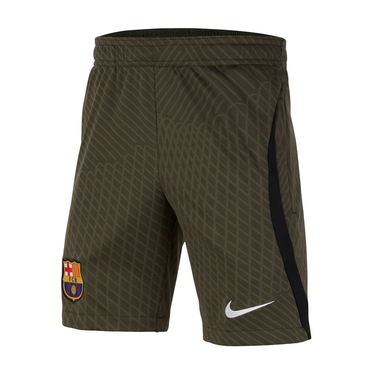 Pantaloni scurti Nike Barcelona Strike 2023 2024 Juniors bej negru